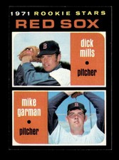 1971 Topps #512 Dick Mills/Mike Garman Red Sox Rookies NM/NM+ X3700550