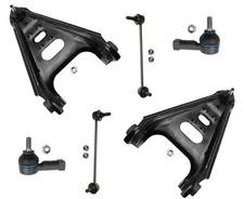 For 2008 2010 2012 2013 Smart ForTwo (2) Control Arms Tie Rods Ball Joints Links