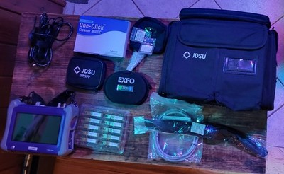 JDSU T-BERD 5800 V2 10G Ethernet & Fiber Optic Network Tester   Complete Kit 