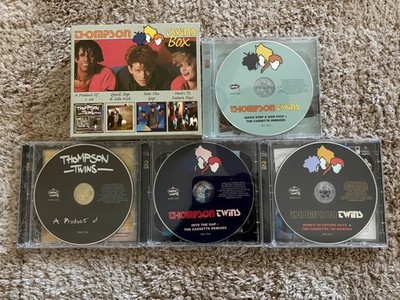 Thompson Twins BOX 8 CD Deluxe Edsel Box Set Complete w/ Slipcase No Booklet