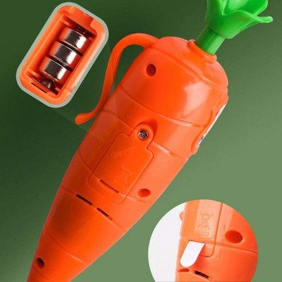 Portable One-button Easy-operate Carrot Voice Recorder Pen, Portable Push Button