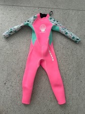 Pink Wet Suit X-MANTA Dive and Sail Youth Girls Full Body Dive Sail Sz M