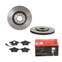 Brembo Bremsscheiben Ø312 + BremsbelÄGe Vorne FÜR Audi TT 8N3 8N9 VW Golf 4 1J1