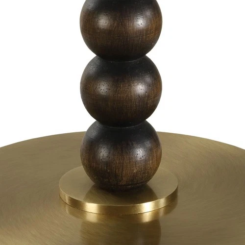 Uttermost 30575 Gallus Table Lamp Dark Walnut and Brass - Picture 4 of 5