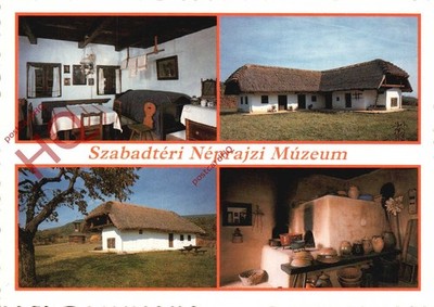 AK:-Szentendre, Ungarisches Freilichtmuseum, Haus aus Szentgyorgyvolgy