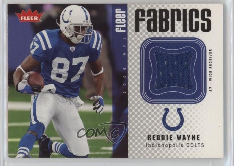 2006 Fleer Fabrics Reggie Wayne #WA 2u3