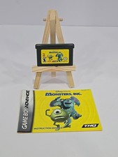 Disney Monsters, Inc. (Nintendo GameBoy Advance, GBA) With Manual New (Other)