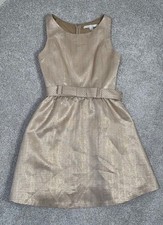Lauren Conrad Dress 4 Metalic Gold Evening Cocktail Going Out