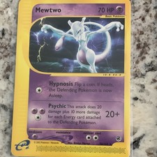 Pokémon Mewtwo 056/165 Expedition Base Set Rare 70 HP Basic Card English 2002
