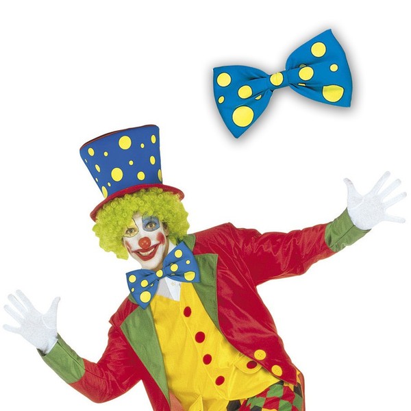 Zirkus Accessoire Clown Fliege Blau FüR Fasching Und Karneval Mottopartys-image