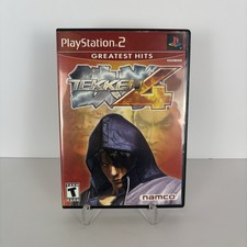 Tekken 4 (Sony PlayStation 2, PS2) Black Label CIB w/ Manual & Registration