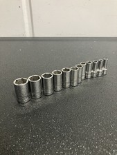 Snap On 14 Metric Semi Deep Socket Set Complete 15-5mm Snap On 14 Metric Semi Deep Socket Set Complete 15-5mm