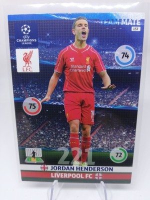 Panini UEFA Champions League 2014-15, Jordan Henderson ''Team Mate'' #157 LFC