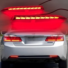 Led Rear Bumper Reflector Red Tail Brake Lights For 2013 2014 2015 Honda Accord Led Rear Bumper Reflector Red Tail Brake Lights For 2013 2014 2015 Honda Accord
