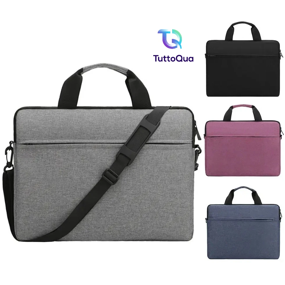 Jumper Borsa Per Computer Portatile 15,6 Pollici - Impermeabile, Leggera, Con Tasche - Colore Grigio - 2