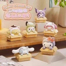 Sanrio Characters Neko Cat Adopt Me Series Holly Box 2-Inch Mini-Figure