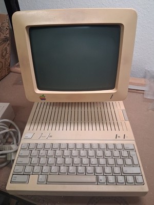 appel IIc mit Monitor und Netzteil in optisch guten Zustand