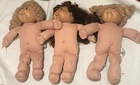Lot Of 3 Vintage Cabbage Patch Kids 1978 1982 Xavier Roberts Appalachian Artwork