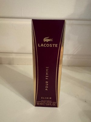 LACOSTE Pour Femme Elixir Eau de Parfum 50 ml   NEU & UNBENUTZT   RARE / Sammler
