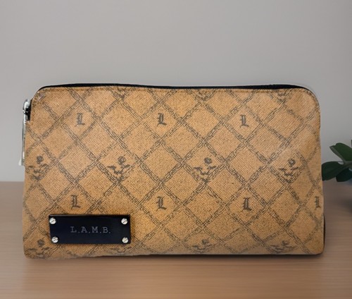 L.A.M.B. Gwen Stefani Cosmetic Bag Light Brown Accessory Makeup