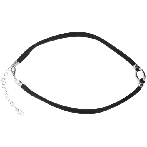Circle Choker Necklace Pendants Punk Chocker Necklace Girls Women Ladies - Picture 2 of 12