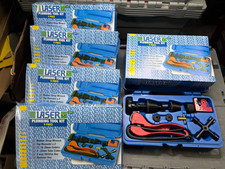 LASER TOOLS JOBLOT of 5 Plumbers Tool Kits (3567) ideal Trade Reseller etc
