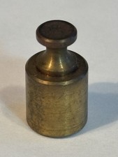 1 DRAM  AP - Paris Apothecaries Balance Scale Weight Antique 3.89g