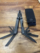Leatherman Super Tool 300 Multi-Tool Supertool multi tool Black Oxide W/ Sheath