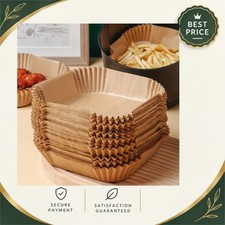 50 Pcs Non-Stick Air Fryer Parchment Paper Liners for Baking Microwave