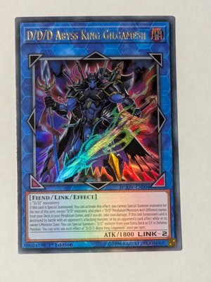 D/D/D Abyss King Gilgamesh Ultra Rare Yugioh! DUOV