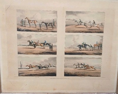S. & J. Fuller, London Pup, 1817, handkoloriert - ''The art of riding horse''