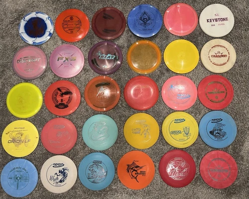 Disc Golf Disc Lot Of 30 Discs - Innova, Discraft, Dynamic, Etc