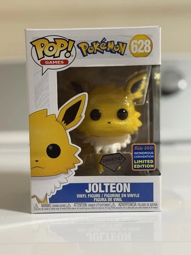Funko Pop Jolteon Diamond Collection #628 Pokémon 2021 WonderCon Limited Edition