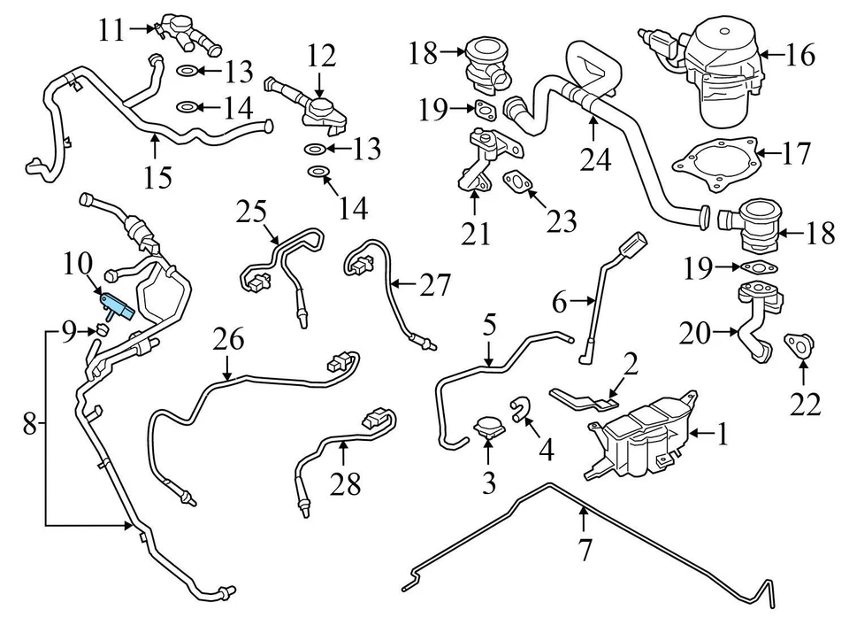 Porsche 918 Spyder 2015 - Sensor de presión de combustible 9A160611400 Foto 3 de 4