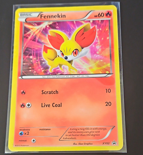 Pokemon TCG Fennekin XY02 Promo English