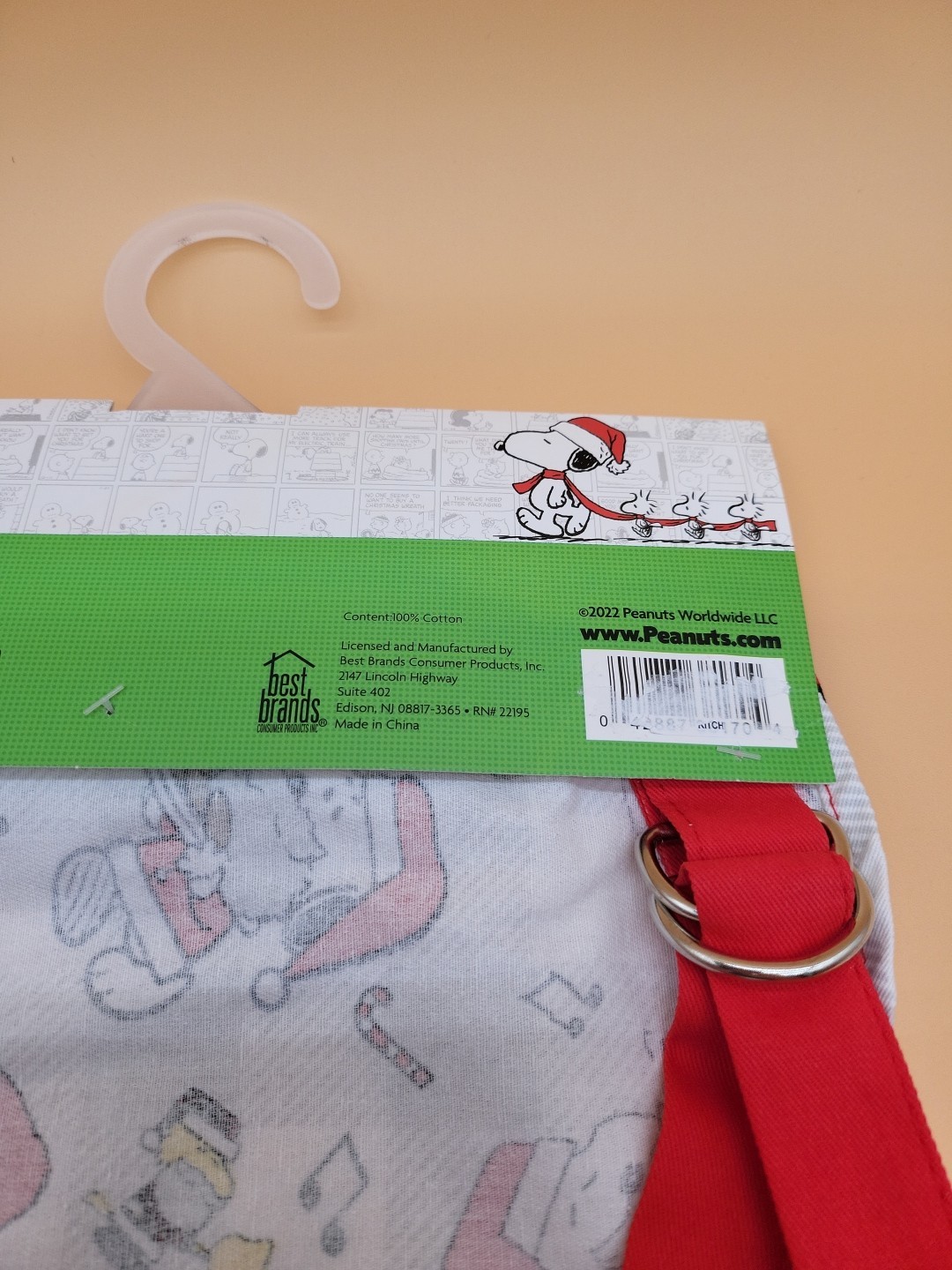 Peanuts New Best Brands 2022 Snoopy & Woodstock Christmas Kitchen Apron 