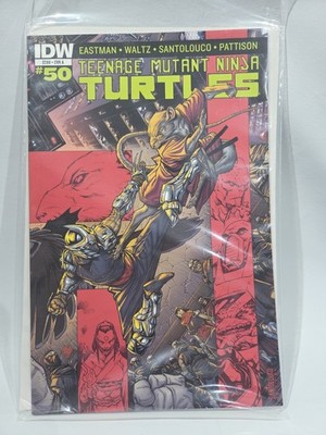 TMNT #50 Cover A IDW 2015 Key Issue Death of Shredder Ninja Turtles NM