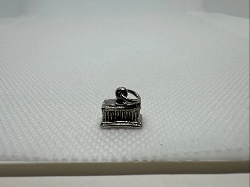 .925 Sterling Silver LINCOLN MEMORIAL Washington DC CHARM Building 925 C7