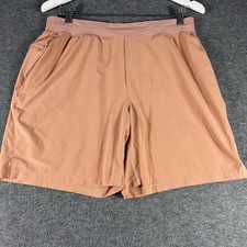 Lululemon T.H.E Linerless Short 7" Inseam Mens Sedona Sunset Size L Athleisure