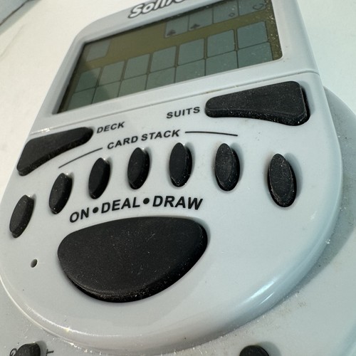 SOLITAIRE Mega Screen Electronic Handheld Game Classic Arcade Tested ...