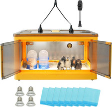 Chick Brooder Box for Chicks, Brooder Box with Feeder and Waterer, Brooder Heate