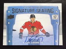 2021-22 Upper Deck Premier Hockey #PSS-DS Dylan Strome Signature Seating Auto