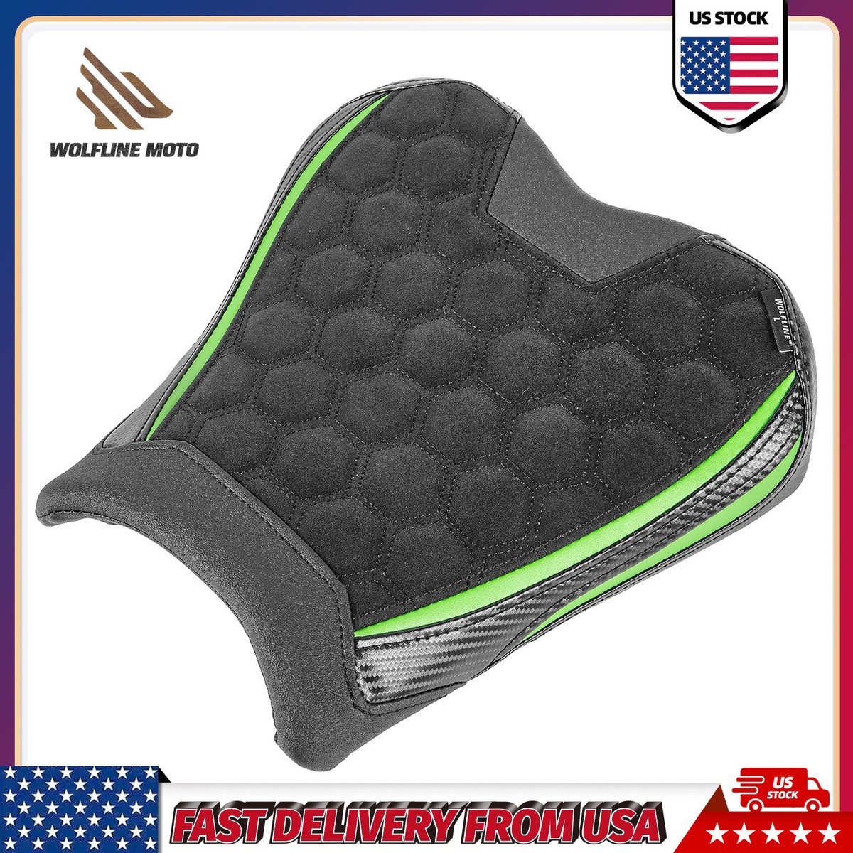 WOLFLINE Lowering Rider Seat for Kawasaki Ninja ZX-4R ZX-4RR 2023