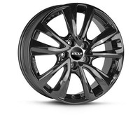 1X Oxxo Wheels Oberon 5 Black Black 7.0Jx18 5X114.3 ET48