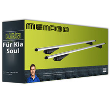 Menabo Tiger - Dachträger - Aluminium - für Kia Soul II Typ PS NEU komplett