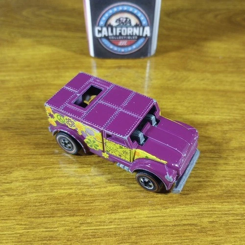 Hot Wheels Vintage Redline Funny Money Enamel Plum	Hong Kong 1974 Armored Truck