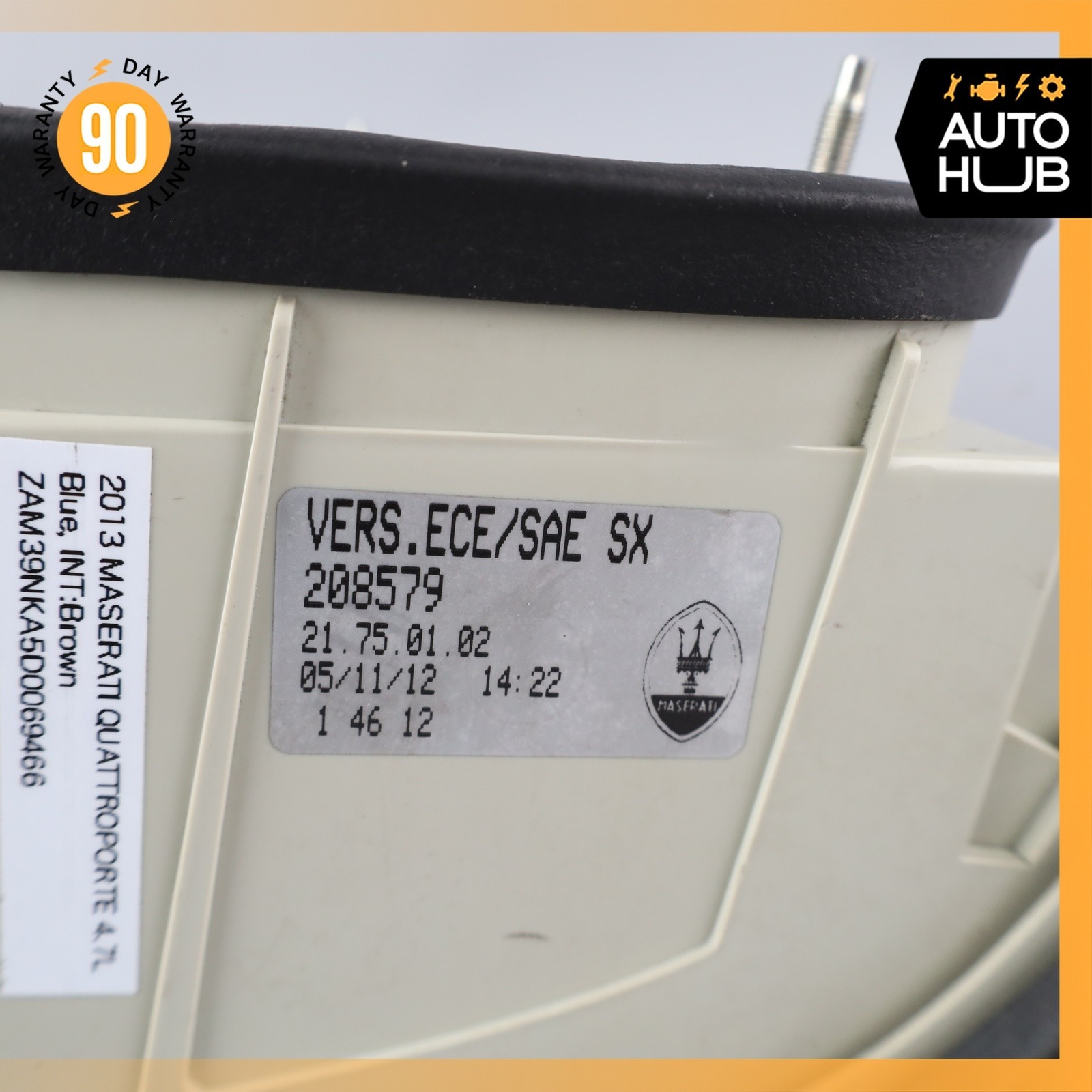 09-13 Maserati Quattroporte M139 Left Side LED Tail Light Lamp 208579 OEM 51k