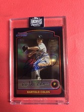 2020 TOPPS ARCHIVES BARTOLO COLON AUTO 1/1 BOWMAN CHROME CHICAGO WHITE SOX RARE