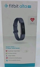 Fitbit Alta HR Activity Stainless Steel Tracker/ Blue Gray Band - New-Openbox
