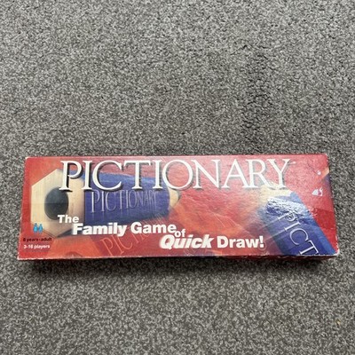 PICTIONARY - Das Familienspiel der Schnellziehung! Baujahr 2000 Edition Komplettsatz schnelle Verpackung